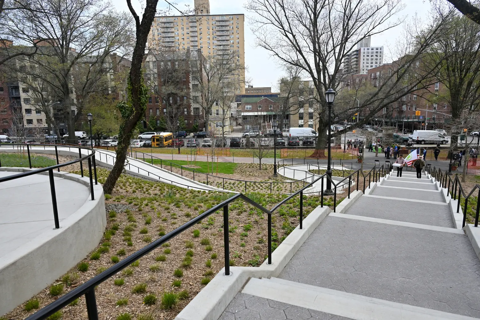 NYC opens accessible pedestrian ramp connecting Bronx Park and New York Botanical Garden