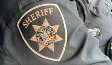 onondaga county sheriff's patch on the right shoulder of a uniform