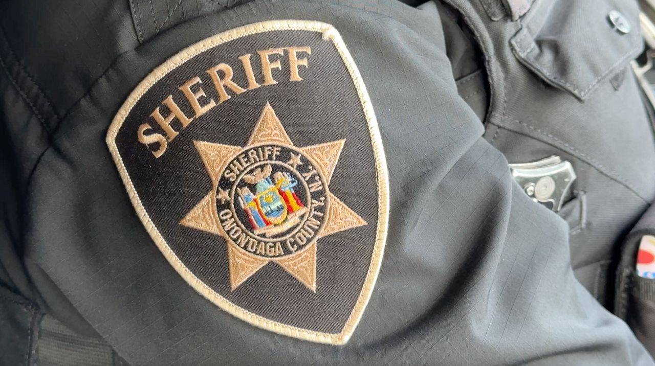onondaga county sheriff's patch on the right shoulder of a uniform