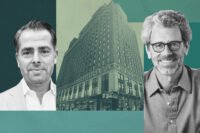 Namdar Realty Group's Igal Namdar and Empire State Realty Trust's Tony Malkin with 250 West 57th Street