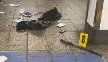 Officials: Stabbings on New York subway leaves 3 hurt as officers shoot and kill knife-wielding man