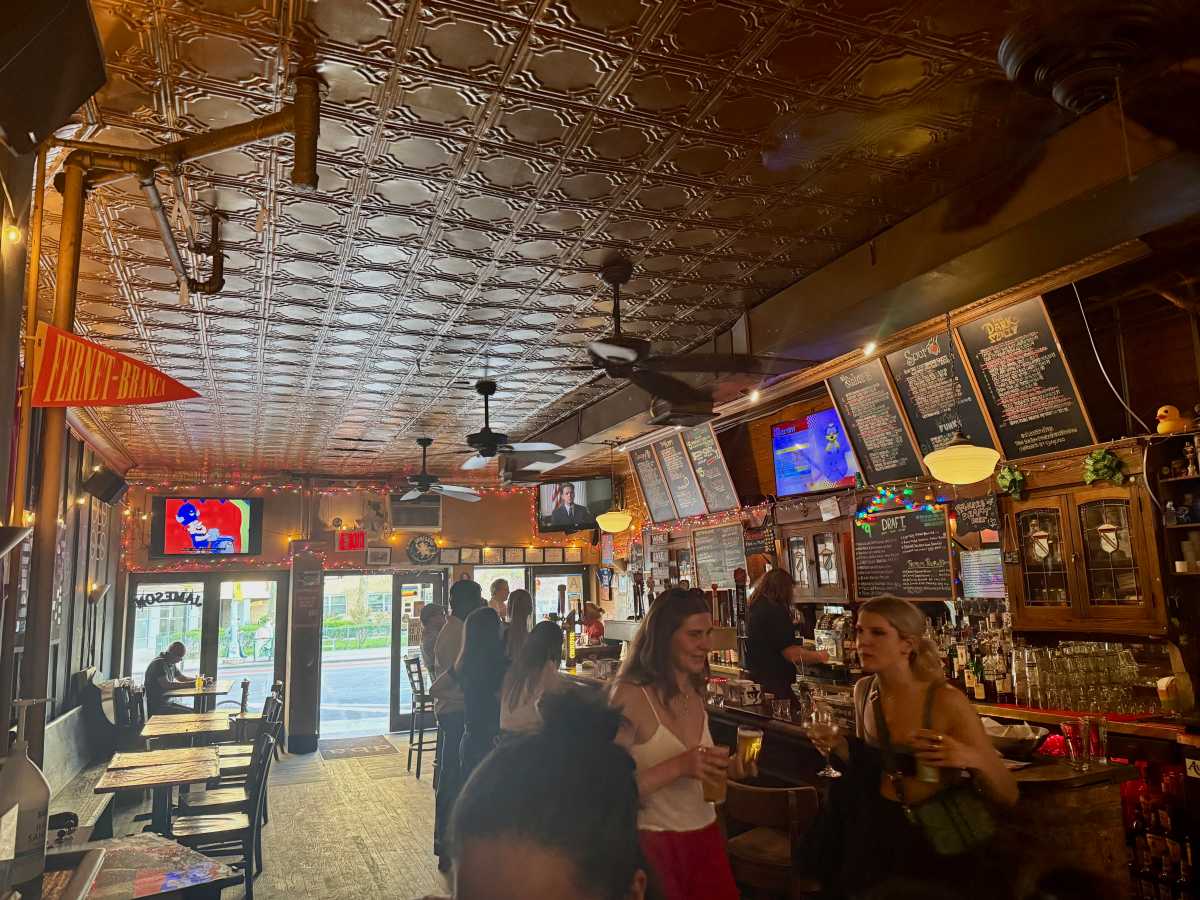 Happy hour in the East Village.