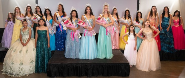 Three queens and seven princesses were crowned in the 62 Annual Miss Poway Scholarship Pageant held April 12. (Don Sheffler)