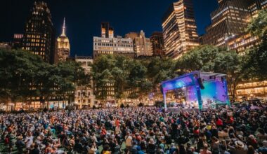 New York's Bryant Park Unveils 2026 Free Summer Concert Schedule