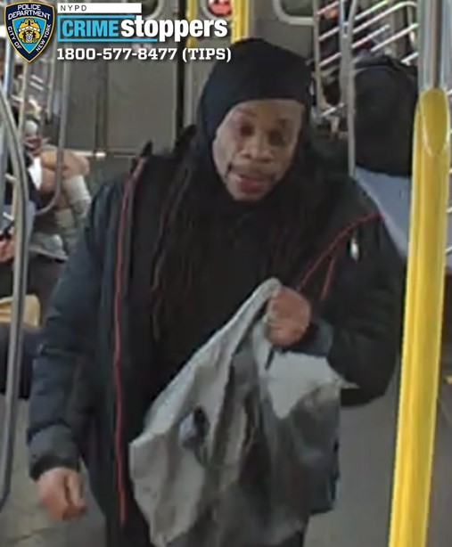 Still image of a man wanted in a hate crime assault.