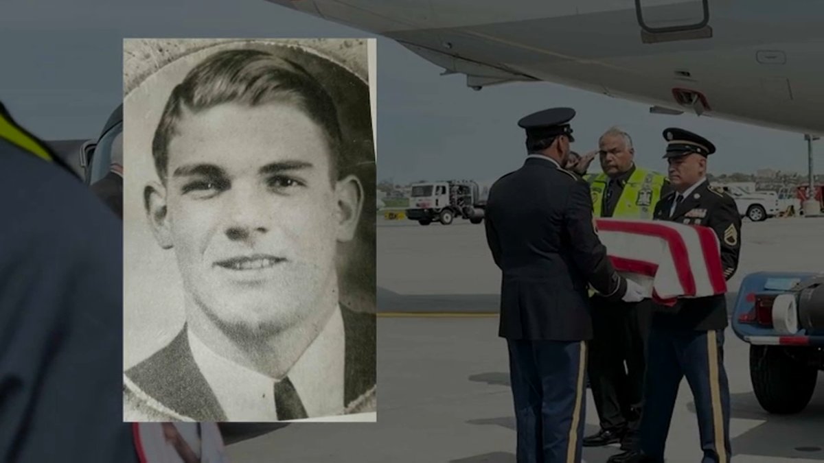 Remains of NYC airman killed in WWII return home, 80 years later – NBC New York