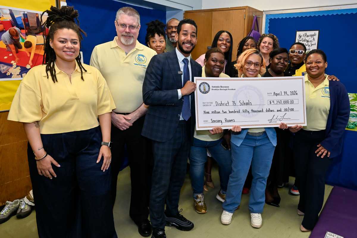 Brooklyn BP commits $9.25M to expand sensory rooms in D75 schools • Brooklyn Paper