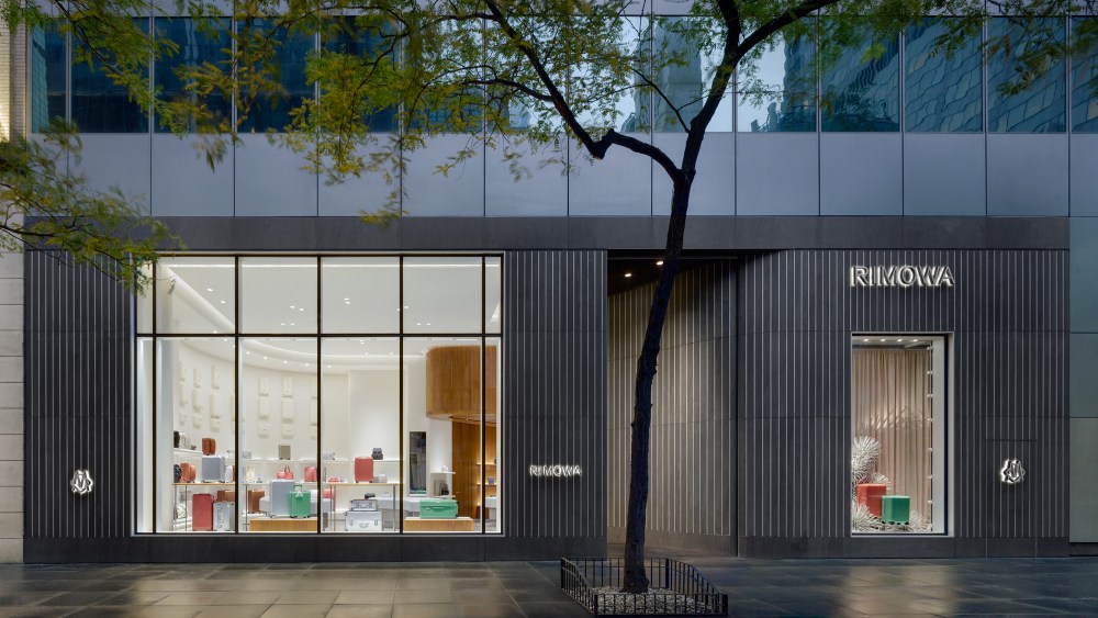 Rimowa's refreshed flagship at 535 Madison Avenue in NYC.