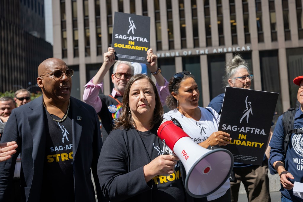 SAG-AFTRA Leaders Join New York And Federal Officials At 'Rock The City' Celebration