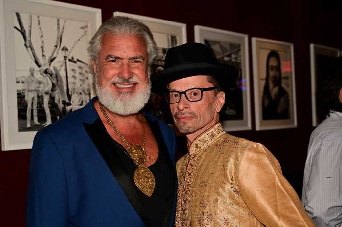 Steven Love Menendez with Boiler Room's Charles Gonzalez.