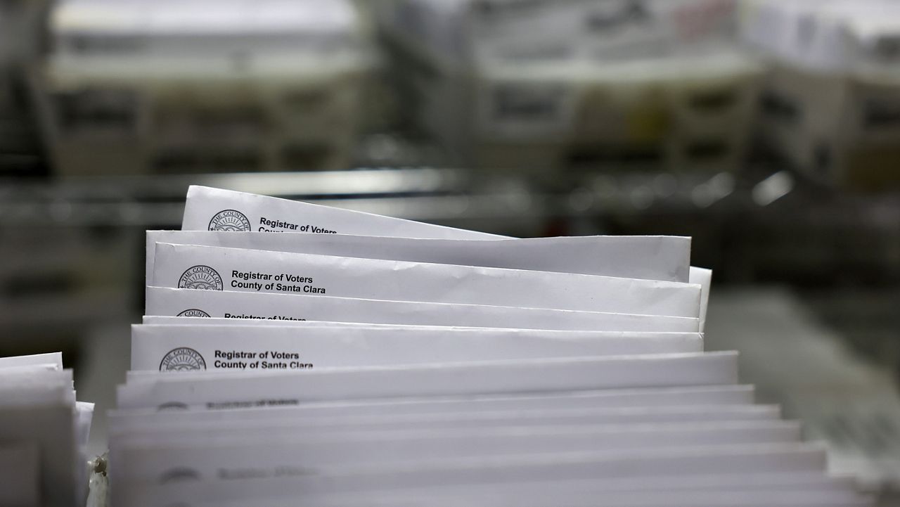 envelopes in a stack
