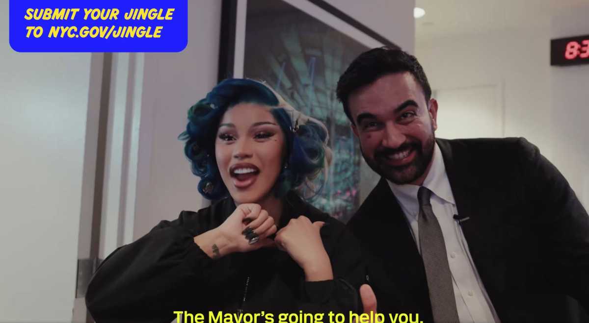 Cardi B helps launch Mayor Mamdani’s 2-K jingle contest, with one big rule: no AI