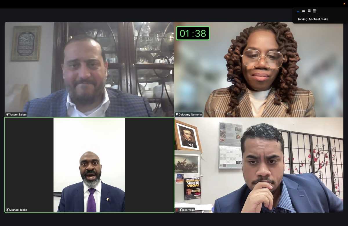 Michael Blake and Jose Vega debate housing, immigration and Israel in NY-15 race. – Bronx Times