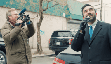 Zohran Mamdani Interviewed by John Wilson in NYC Scaffolding Video