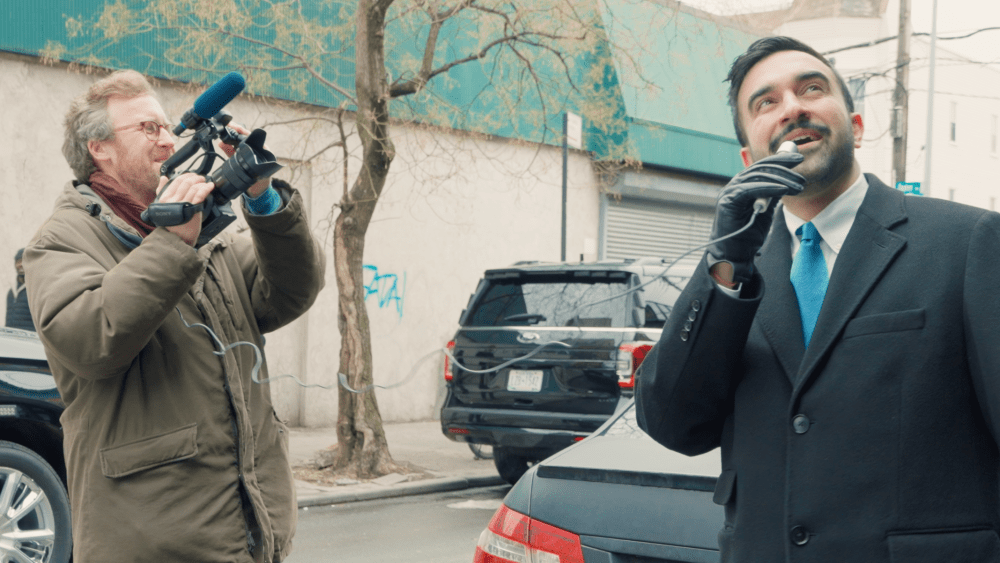 Zohran Mamdani Interviewed by John Wilson in NYC Scaffolding Video