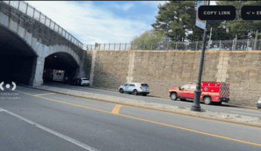 Belmont: Car Crashes into Wall at East Fordham Road Tunnel