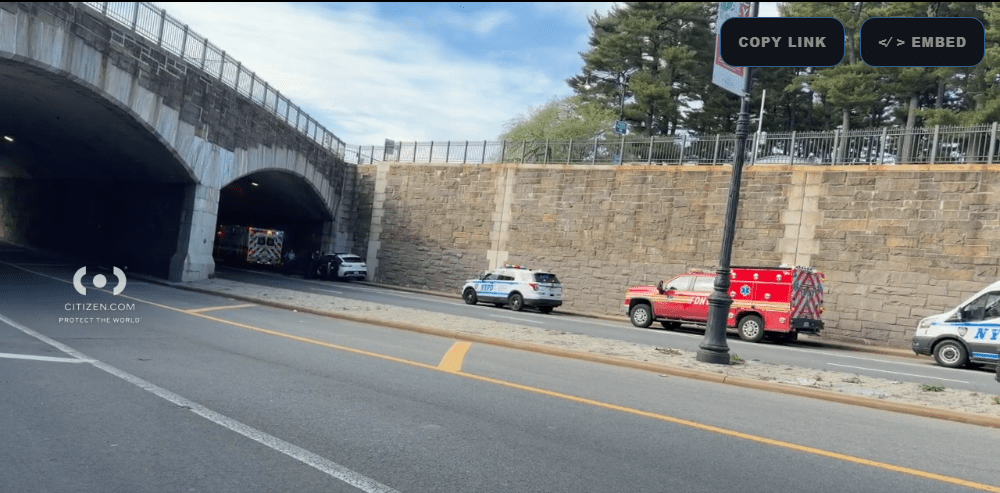 Belmont: Car Crashes into Wall at East Fordham Road Tunnel