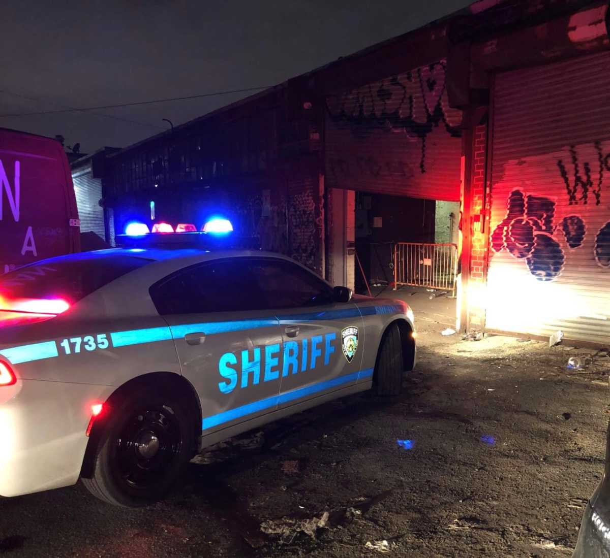 The Sheriff’s office raided an illegal rave on March 6, 2021 inside a warehouse located within a Superfund site in Ridgewood, Queens.