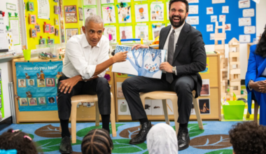 News 12 | Brooklyn | Obama Meets Mamdani At Bronx Child Care Center Before Reading To Preschoolers