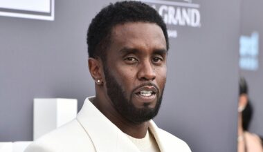Music mogul and entrepreneur Sean "Diddy" Combs arrives at the Billboard Music Awards, May 15, 2022, in Las Vegas.