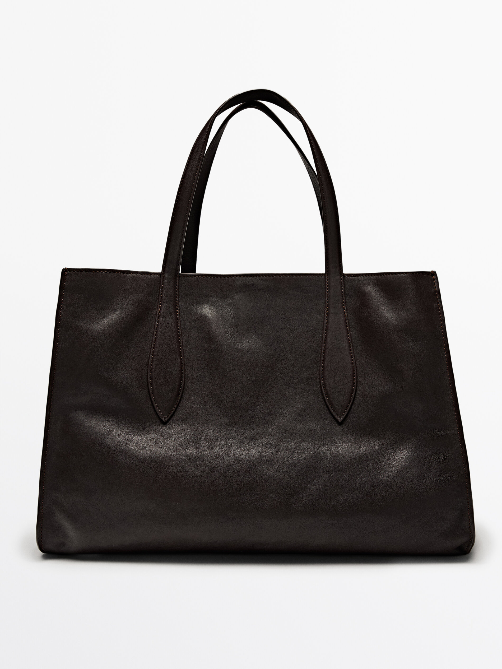 Maxi Nappa Leather Md Icon Tote Bag