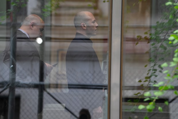Gannon Ken Van Dyke leaves Manhattan Federal Court Tuesday, April 28, 2026 in Manhattan, New York. (Barry Williams/ New York Daily News)