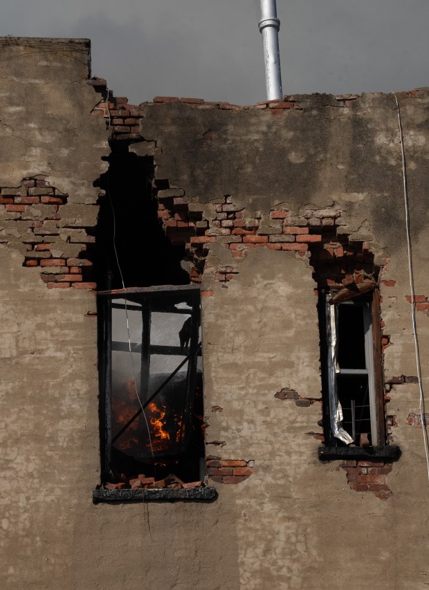 FDNY firefighters respond to a fire on E. 187th St. in the Bronx on Tuesday, April 21, 2026. (Barry Williams / New York Daily News)