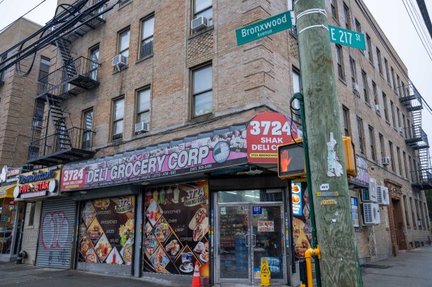 A 22-year-old man was fatally shot in the head following an argument outside a bodega on Bronxwood Ave. near E. 217th St. 