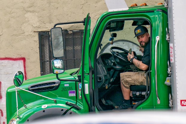 A 32-year-old woman was struck and killed by the driver of a box truck while in the crosswalk at Gates Ave. and St. Nicholas Ave. in Ridgewood, Queens, on Friday, April 17, 2026. (Theodore Parisienne / New York Daily News)