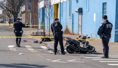 Moped rider clings to life after grisly Brooklyn crash with SUV