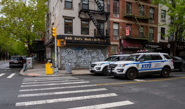 East Village deli worker Abdul Saleh was fatally shot during an argument with a customer inside his family's store, Sal's Deli & Grocery, on the corner of Avenue B and E. 13th St. in Manhattan on Saturday, April 25, 2026. (Theodore Parisienne / New York Daily News)