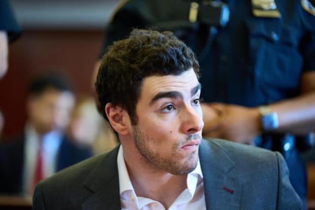 FILE - Luigi Mangione appears in Manhattan Criminal Court in New York, Dec. 16, 2025. (Curtis Means/Pool Photo via AP File)