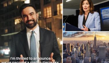 Hochul dragged for flip-flopping pied-à-terre tax as Mamdani cheers