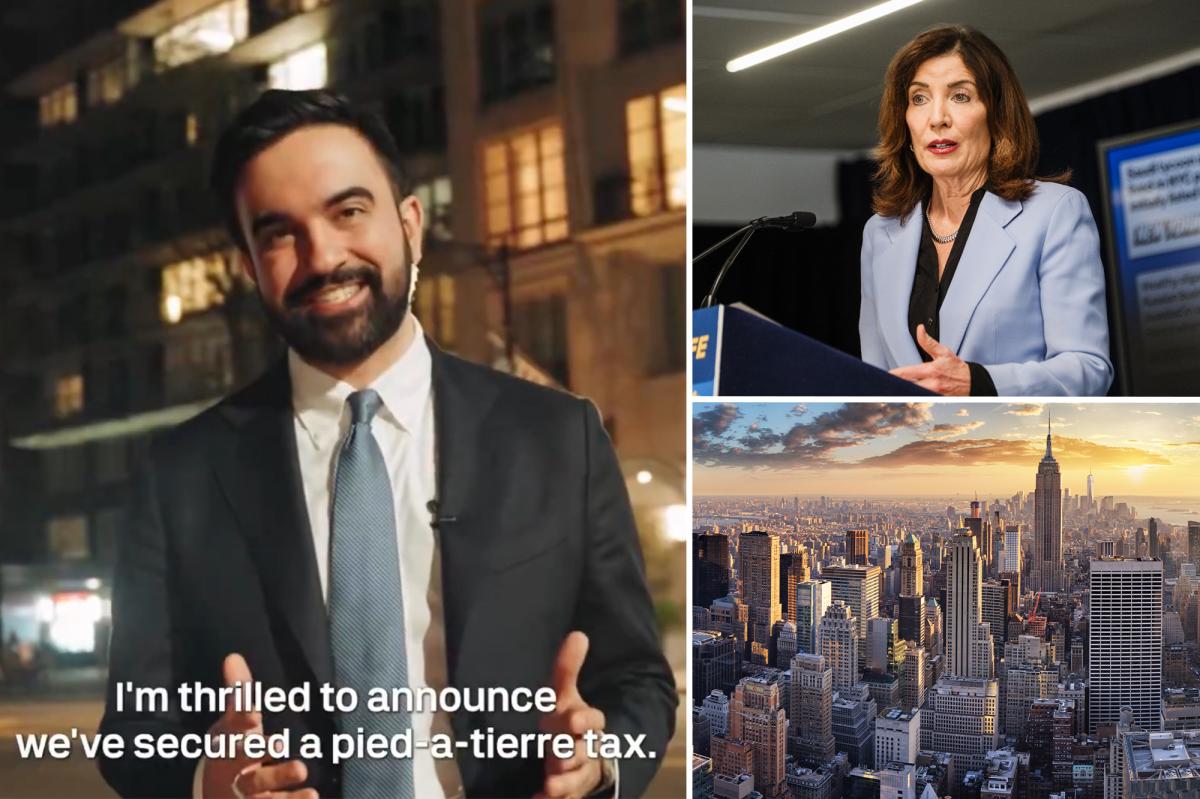 Hochul dragged for flip-flopping pied-à-terre tax as Mamdani cheers