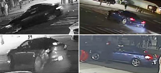 The images, which appeared to be taken from surveillance cameras, police body-worn cameras and social media, showed several of the people and vehicles involved in the drag-racing event, which took place early Saturday morning near Eliot Ave. and 69th St. in Middle Village, cops said. (NYPD)