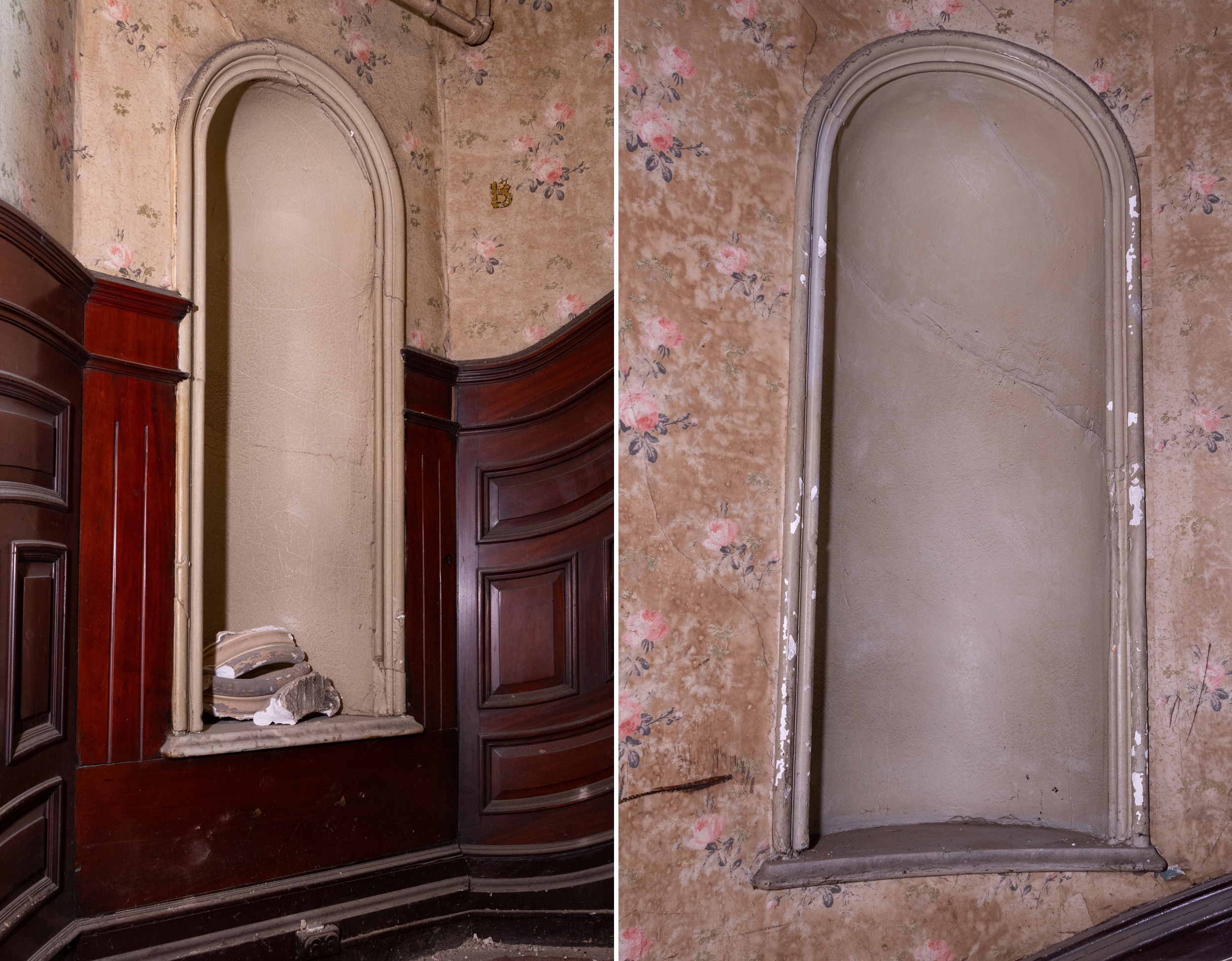 curved niches