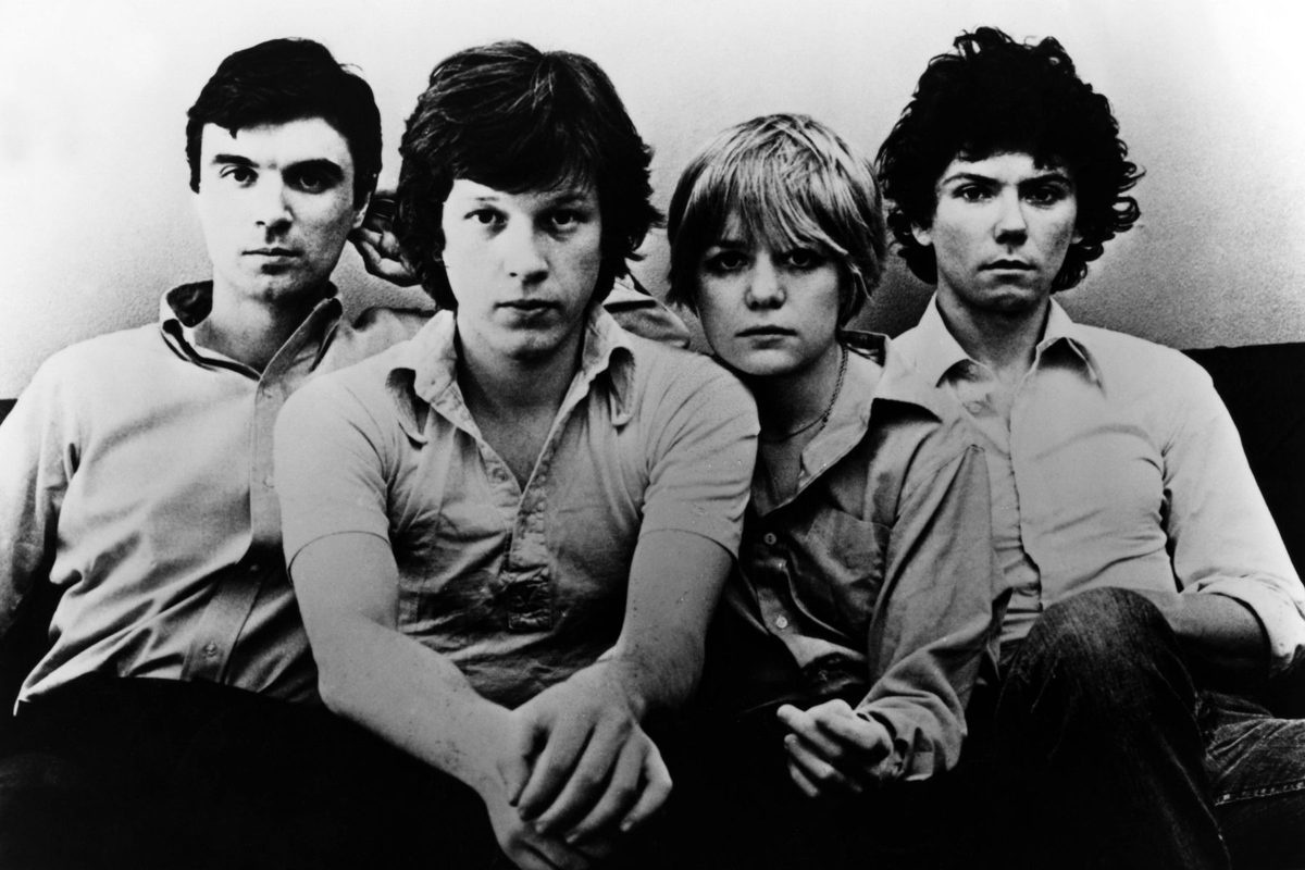 Talking Heads circa 1978. L-R: David Byrne, Chris Frantz, Tina Weymouth, and Jerry Harrison