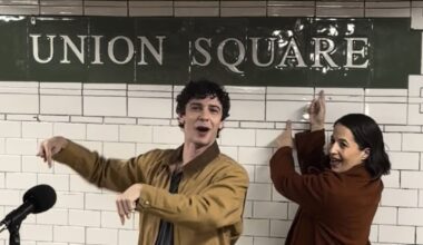 RAGTIME Stars Perform in the Union Square Subway Station