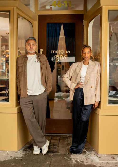 Makina owners Renny Itwaru and Eden Gebre Egziabher. Photo courtesy of Makina. 