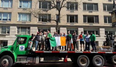 New York's Irish Construction Workers Stage Solidarity Convoy with Ireland's Embattled Farmers, Truckers