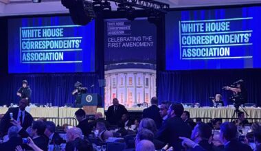 response at correspondents dinner