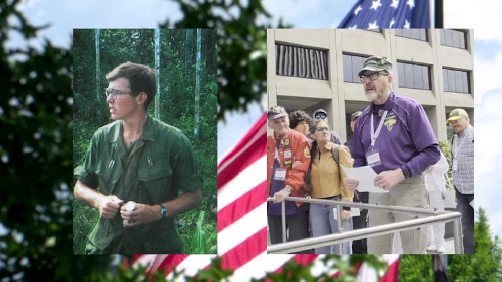 The two-time Purple Heart recipient was recognized by the National Purple Heart Honor...