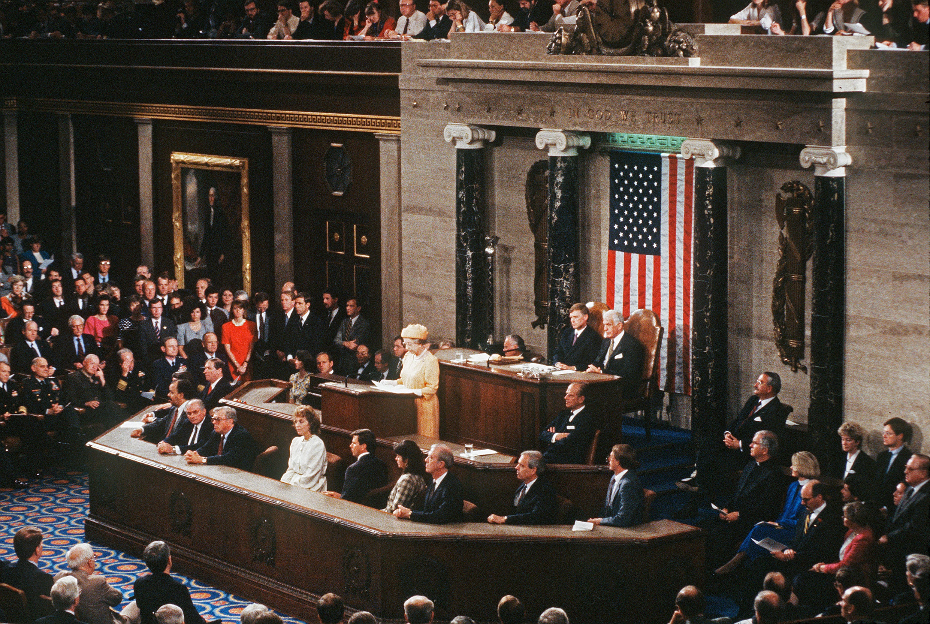 Queen Elizabeth II Addresses Congress