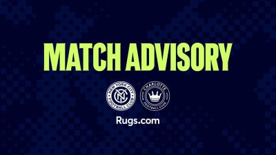 Travel Advisory | New York City FC vs. Charlotte FC, 04/18