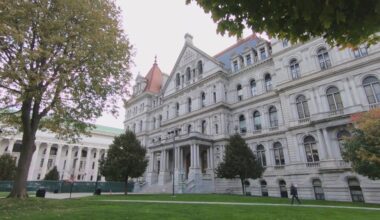 New York State budget is a week late, possibly signaling a shift in power in Albany