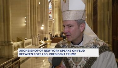 News 12 | Bronx | New York Archbishop Of New York Weighs In On On The Feud Between Pope Leo President Trump