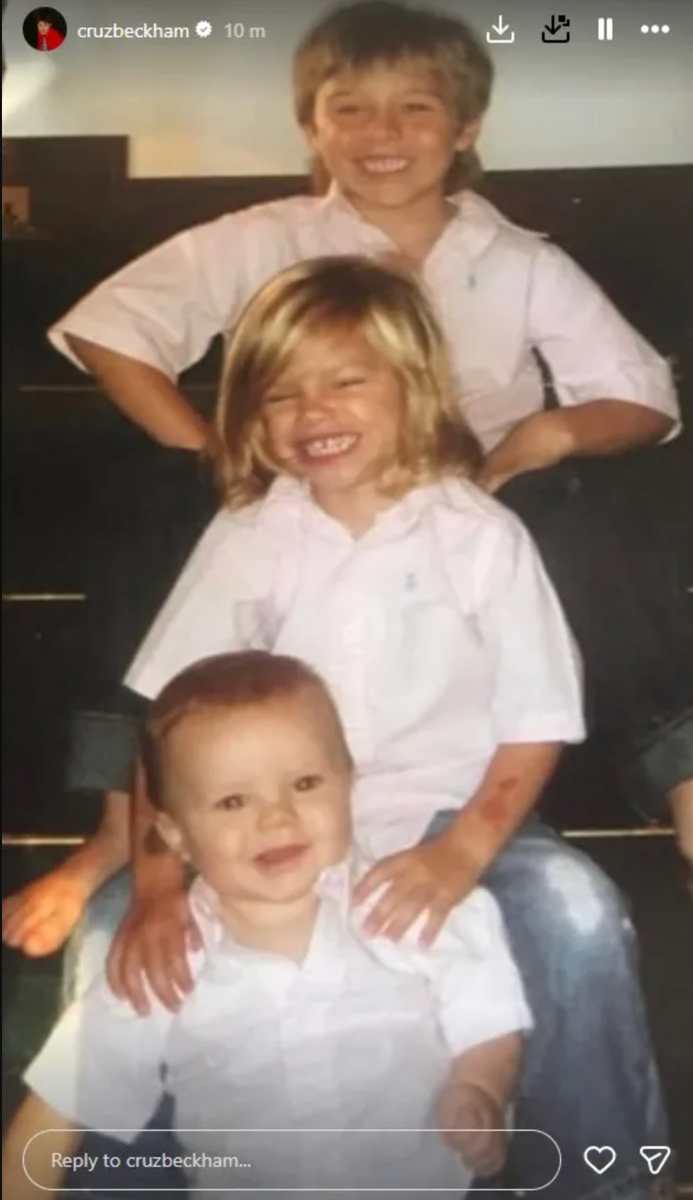 It's an emotional photo given the drama