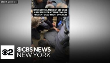 New York City Councilmember Chi Ossé arrested during protest