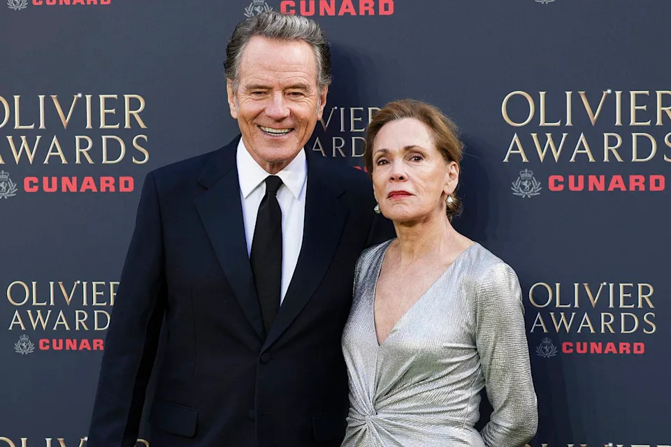 Bryan Cranston and Robin DeardenCredit: Simon Ackerman/WireImage