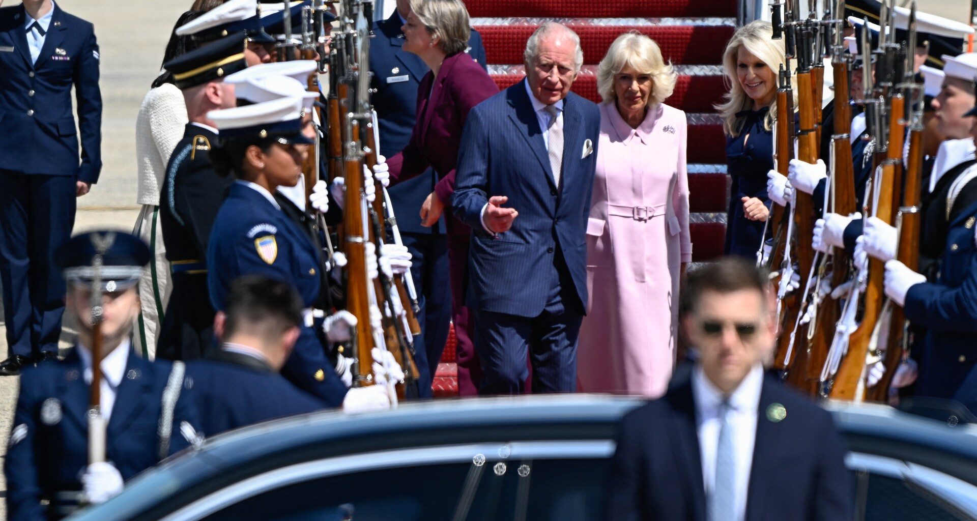 King Charles and Queen Camilla arrive for high-profile US state visit | Donald Trump News